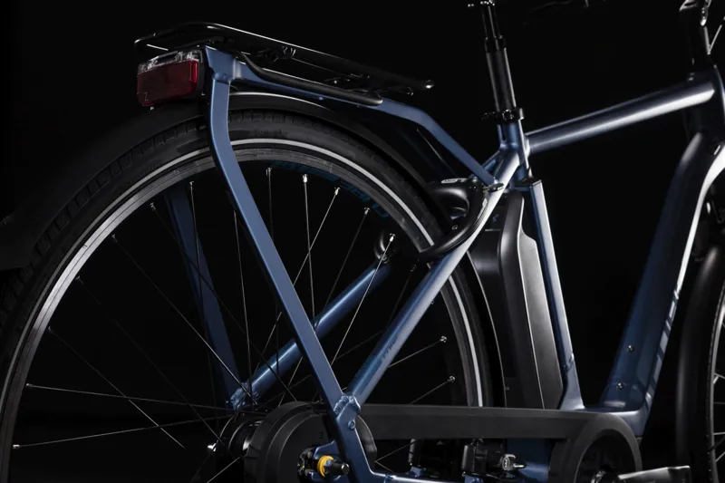 2019 Cube Town Hybrid Exc 400 Easy Entry Electric Bike - Blue-2