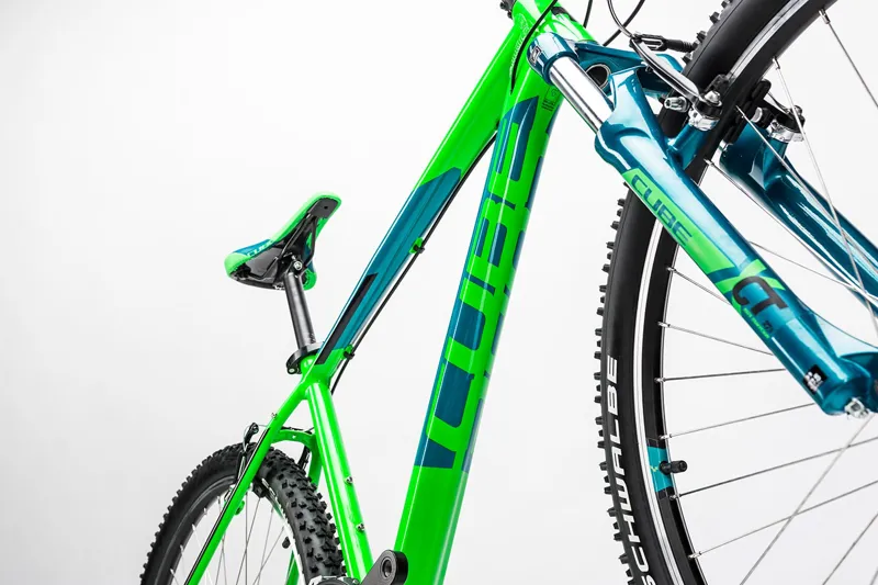 2017 Cube Aim 27.5 Mens Mountain Bike in Green-4