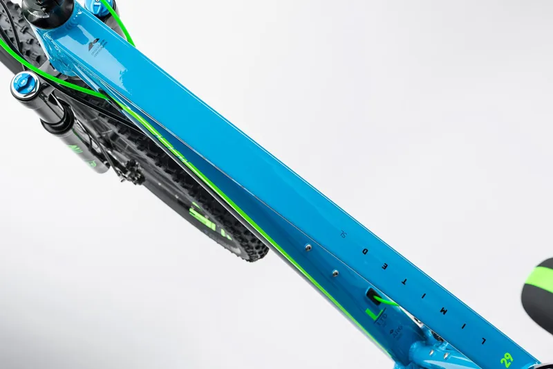 2017 Cube LTD SL 2X Mountain Bike in Blue/Green-2