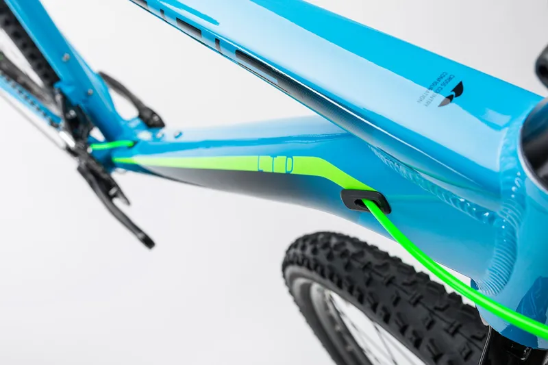2017 Cube LTD SL 2X Mountain Bike in Blue/Green-6