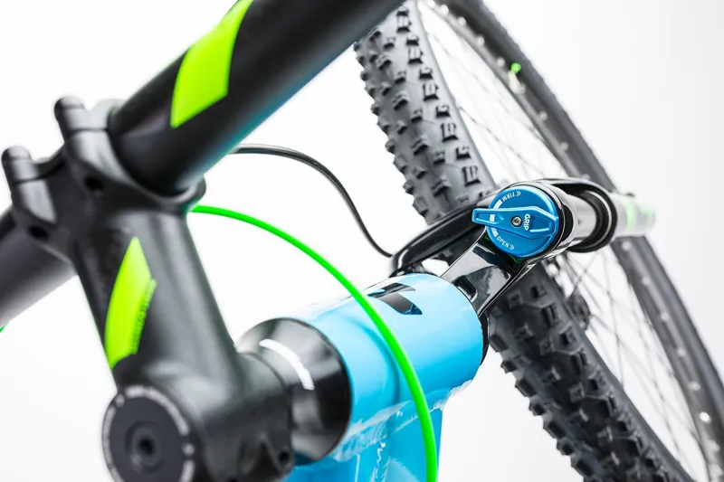 2017 Cube LTD SL 2X Mountain Bike in Blue/Green-9