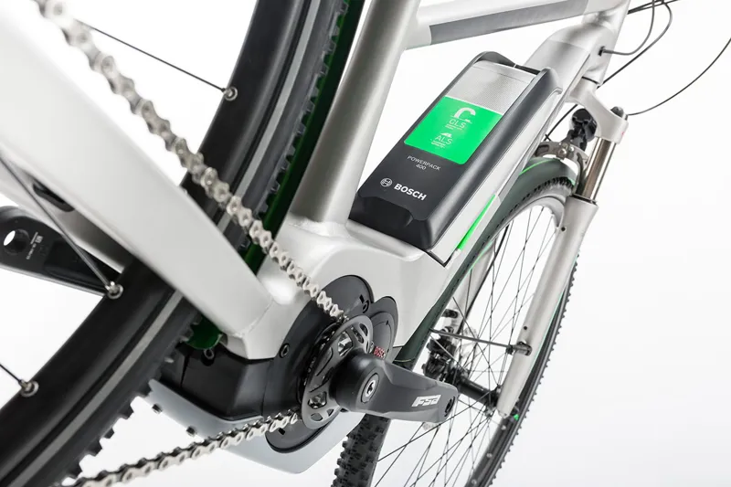 2017 Cube Cross Hybrid Race 500 E Bike in Silver-5