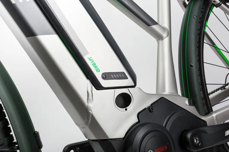 2017 Cube Cross Hybrid Race 500 E Bike in Silver-8