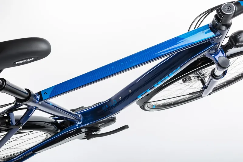 2017 Cube Touring Hybrid 400 Electric Bike - Blue-4