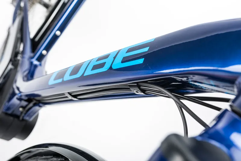 2017 Cube Touring Hybrid 400 Electric Bike - Blue-7