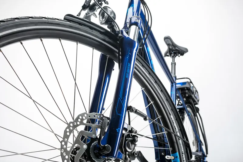 2017 Cube Touring Hybrid 400 Electric Bike - Blue-8