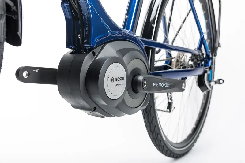 2017 Cube Touring Hybrid 400 Electric Bike - Blue-11