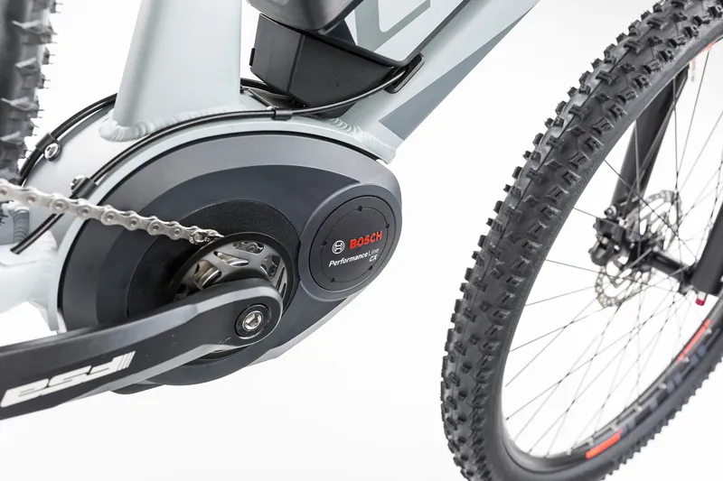 2017 Cube Reaction HPA Pro 500 Hybrid Electric Bike in Grey/Red-8