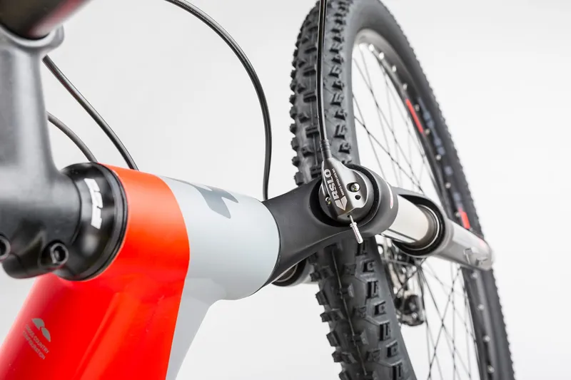 2017 Cube Reaction HPA Pro 500 Hybrid Electric Bike in Grey/Red-9