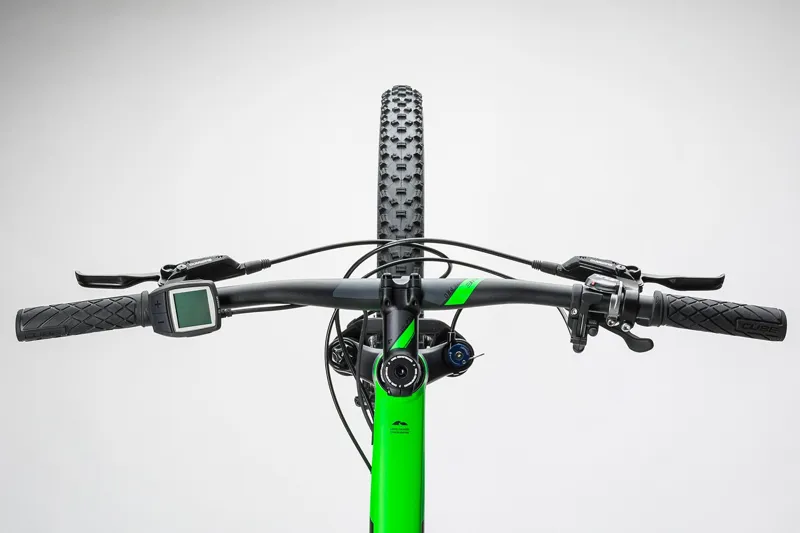 2017 Cube Reaction Hybrid HPA Race 500 E-Bike Grey Green-1