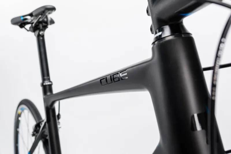 2017 Cube Attain GTC Race Carbon Mens Road Bike in Black-5