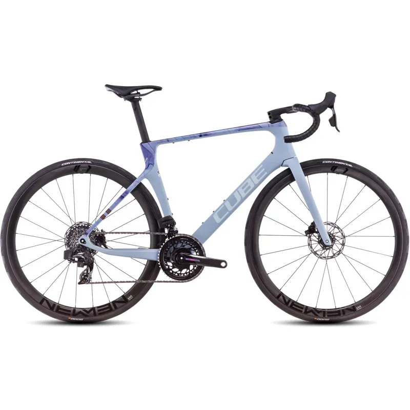 2025 Cube Agree C:62 SLX Road Race Bike - Pigeon Blue/Art