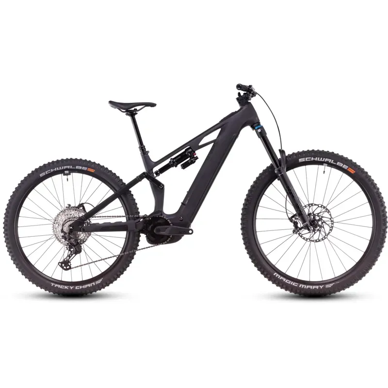 2025 Cube Stereo Hybrid One77 HPC SLX 800 Electric Bike - Blackline