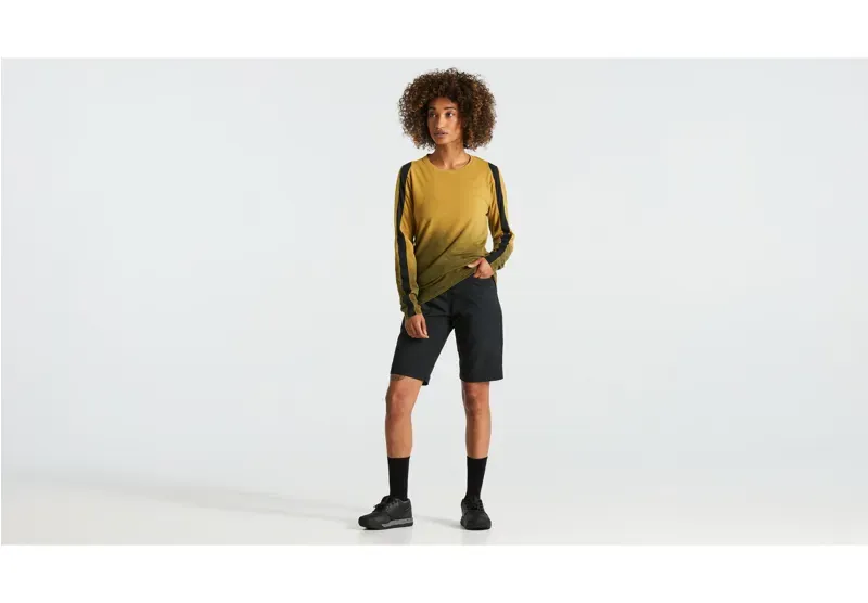 Specialized Trail Womens Long Sleeve Mountain Bike Jersey - Harvest Gold