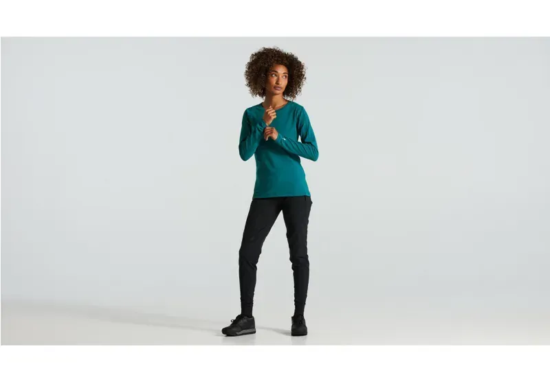 Specialized Trail Womens Long Sleeve Mountain Bike Jersey - Tropical Teal