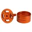 Deity Crosshair Headset Cap Kit - Orange