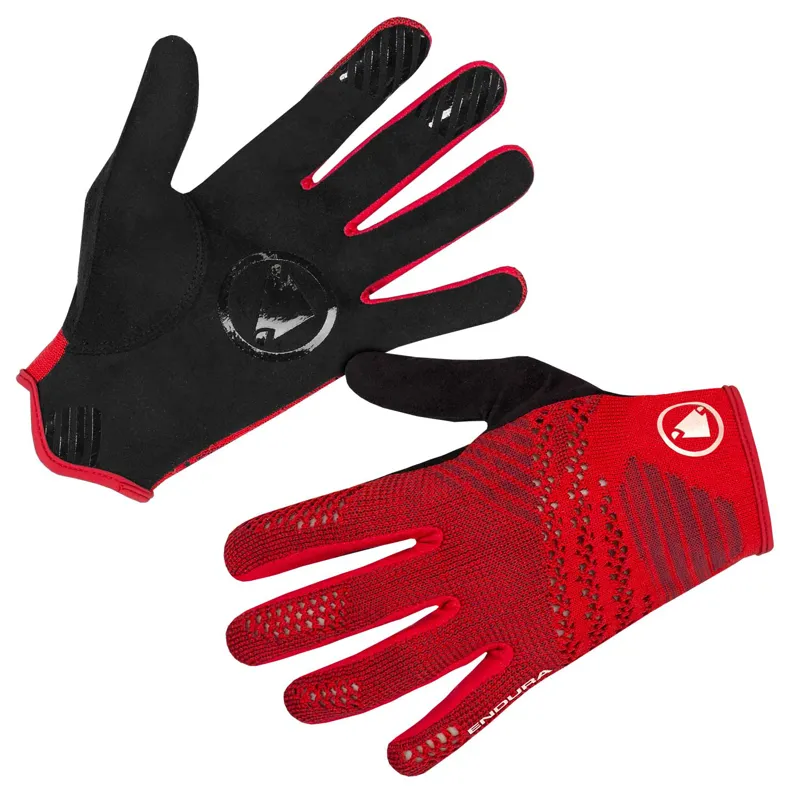 Endura SingleTrack LiteKnit Glove - Rust Red