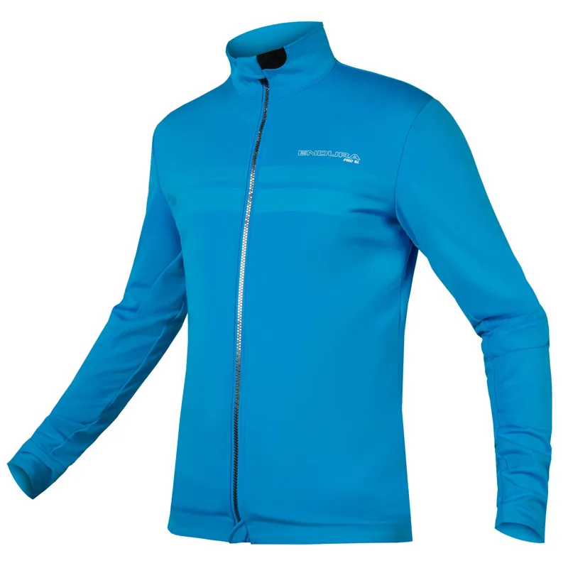 Endura Pro SL Thermal II Windproof Mens Jacket - Hi-Viz Blue