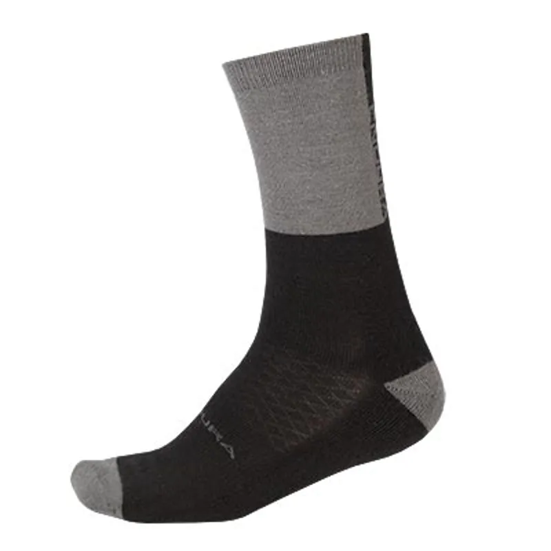 Endura BaaBaa Merino Winter Cycling Sock - Black