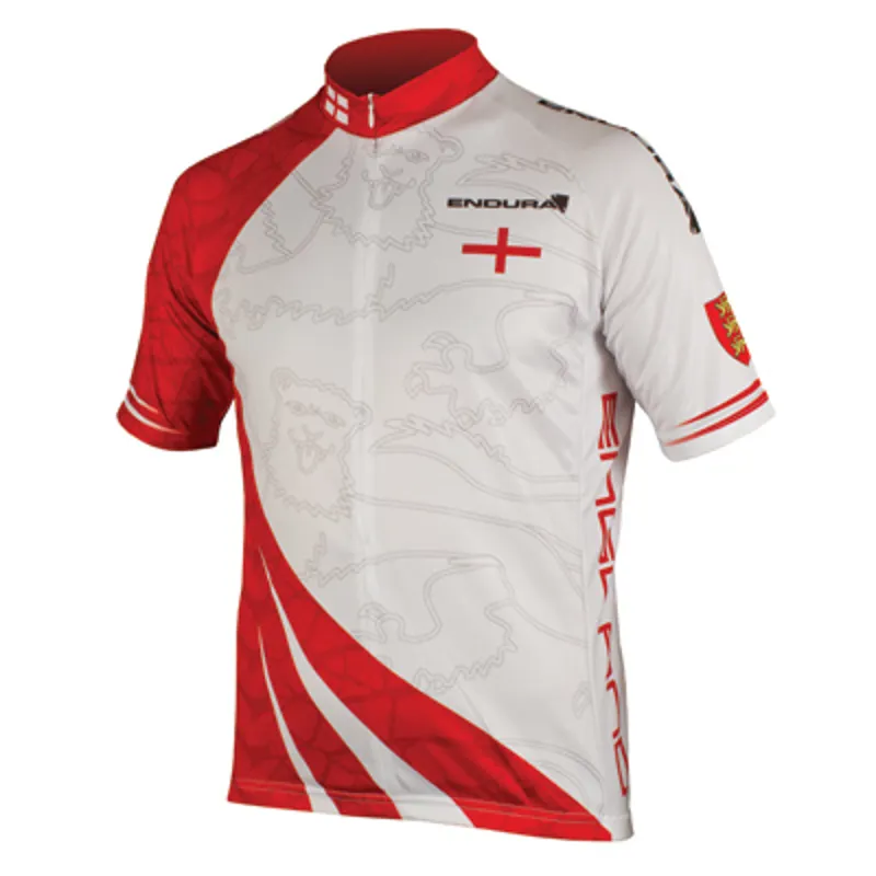 Endura CoolMax Printed Mens Jersey - England