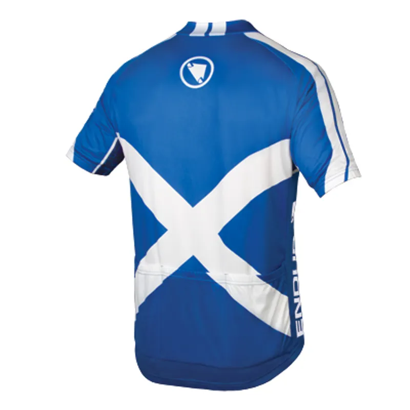 Endura CoolMax Printed Scotland II Mens Jersey - Blue-1