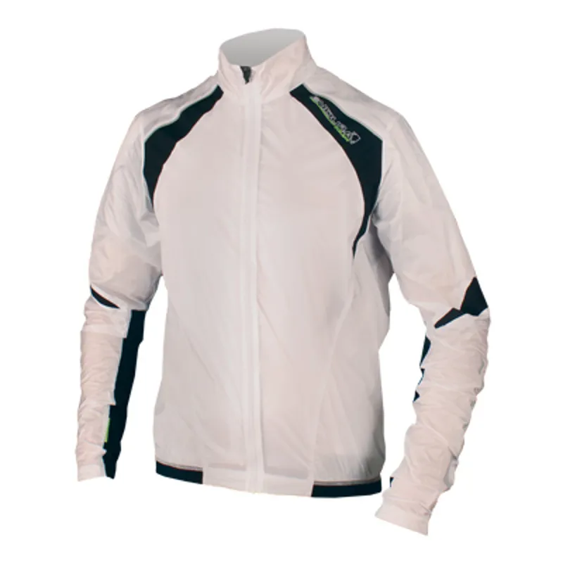 Endura Equipe Mens Shell Jacket - White