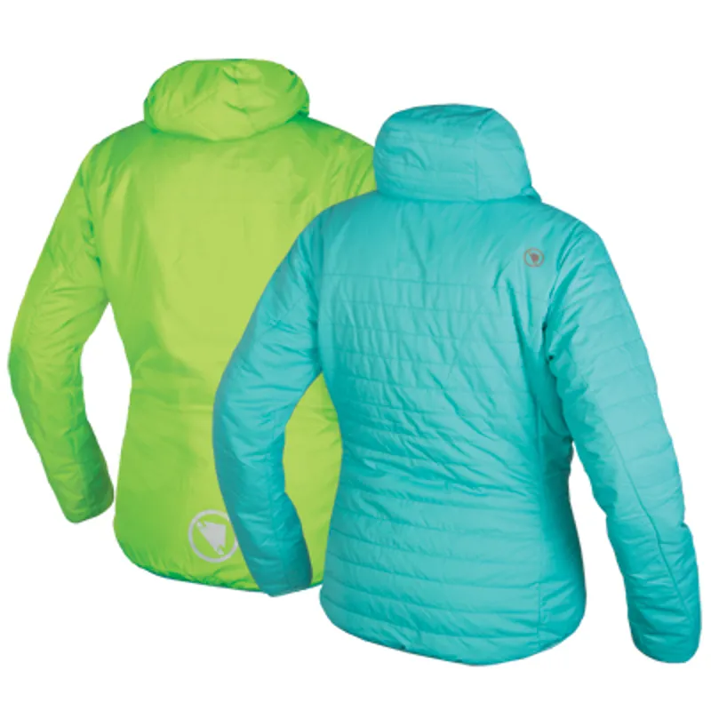 Endura FlipJak Womens Reversible Jacket - Turquoise/Green-1