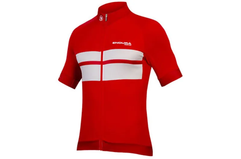Endura FS260-Pro Mens Short Sleeve Jersey - Red