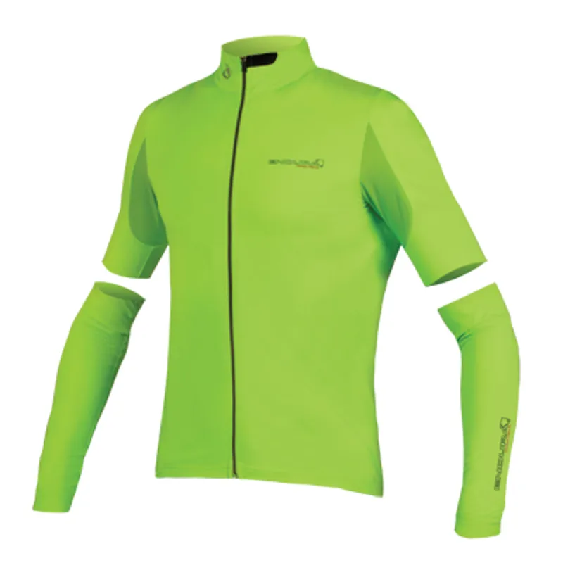 Endura FS260-Pro SL Classics Mens Jersey - HiViz Green-1