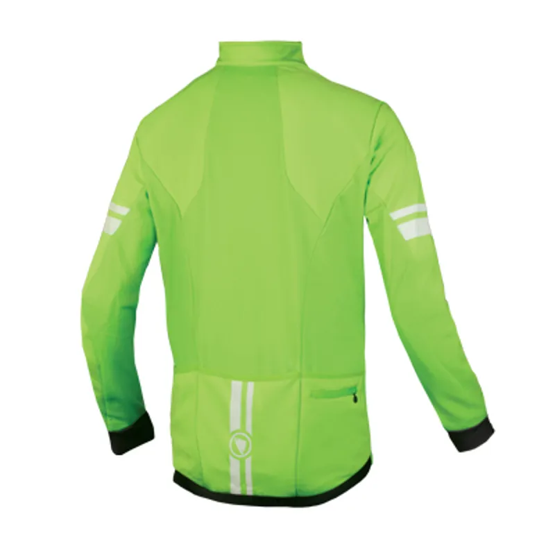 Endura FS260-Pro SL Thermal Windproof Mens Jacket - HiViz Green-1