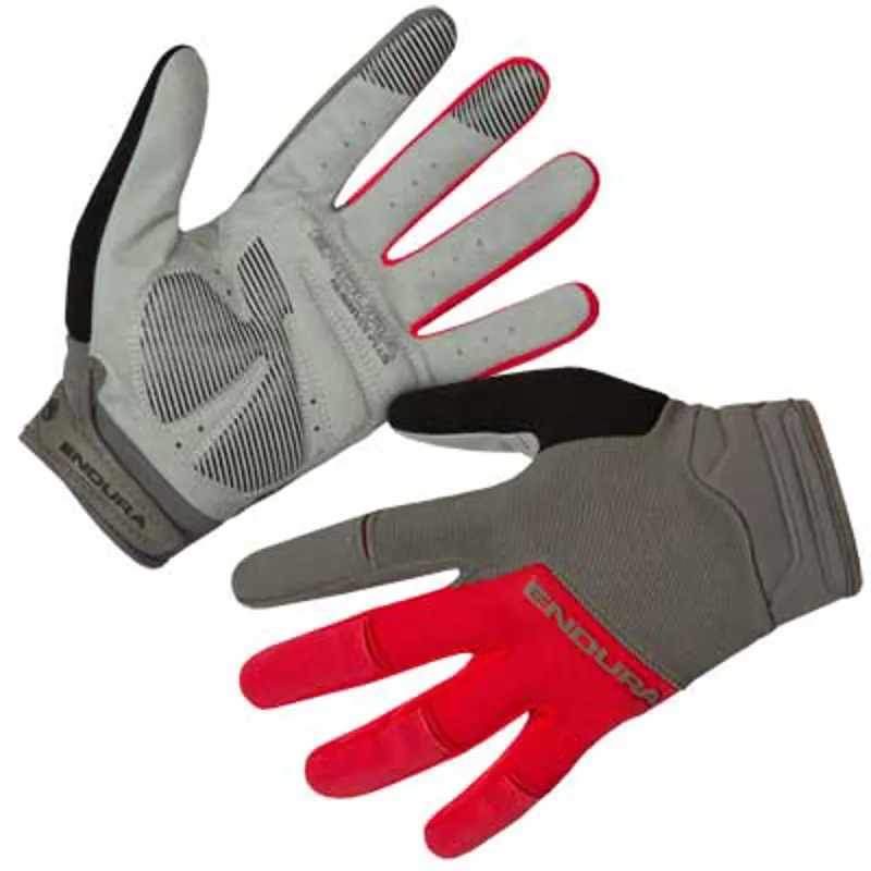 Endura Hummvee Plus II Glove - Red - Size Small