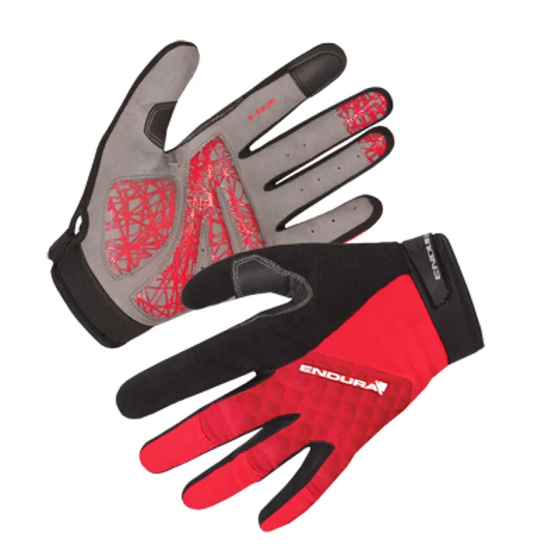 Endura Hummvee Plus Mens Glove Red