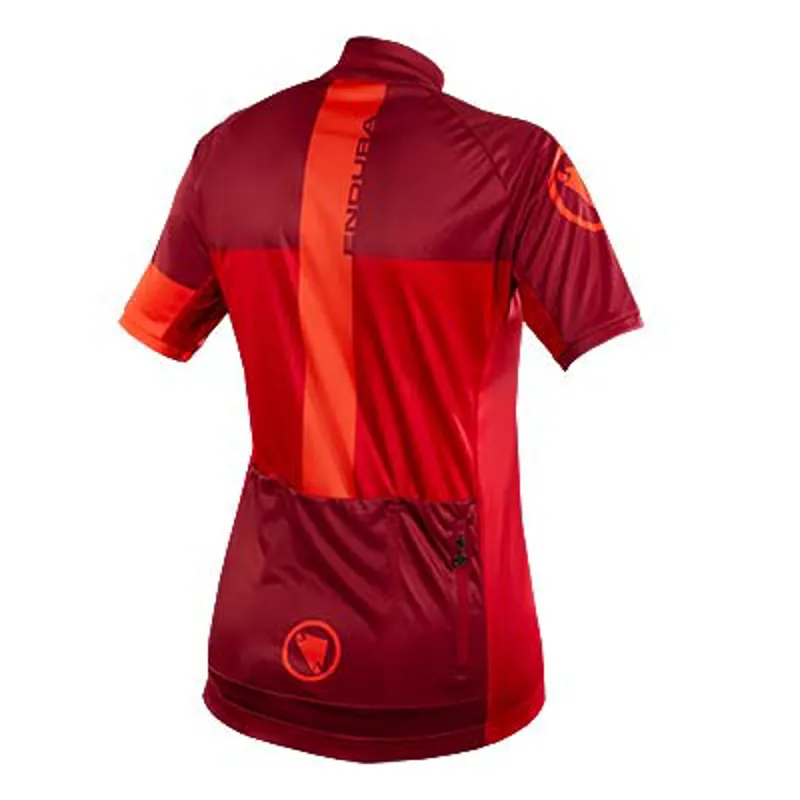Endura Hyperon Womens Short Sleeve Jersey II - Red-1