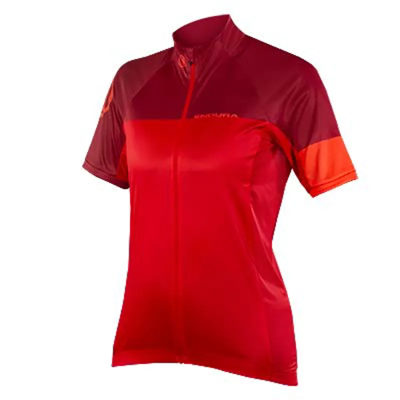 Endura Hyperon Womens Short Sleeve Jersey II - Red