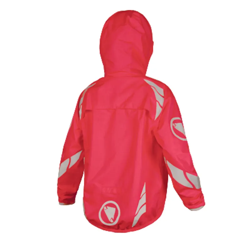 Endura Kids Luminite II Jacket - HiViz Pink-1