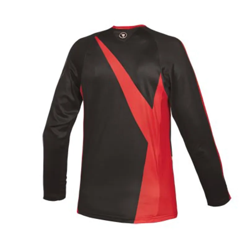 Endura Kids MT500JR Long Sleeve T-Shirt - Red-1