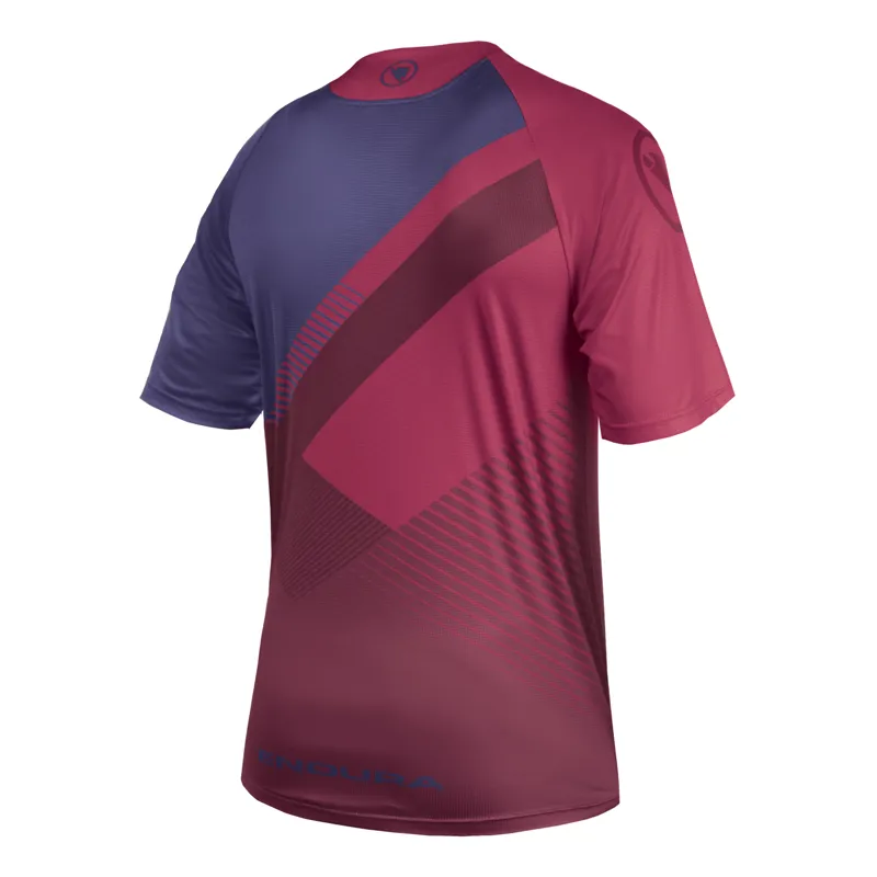 Endura Mens SingleTrack Print T-Shirt II - Mulberry-1