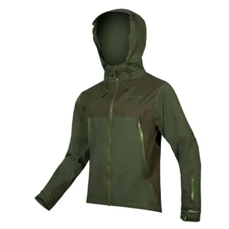 Endura MT500 Waterproof Mens Jacket - Forest Green