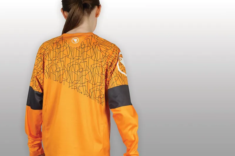 Endura MT500JR Long Sleeve Kids T-Shirt II - Mango-2
