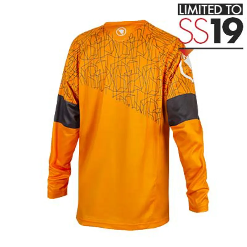 Endura MT500JR Long Sleeve Kids T-Shirt II - Mango-1