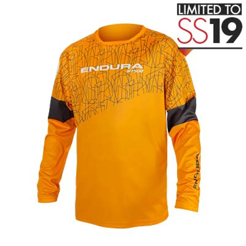 Endura MT500JR Long Sleeve Kids T-Shirt II - Mango