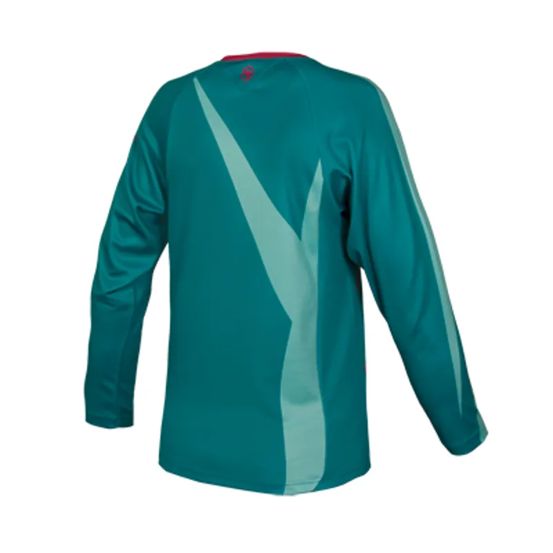 Endura MT500JR Long Sleeve Kids T-Shirt - Teal Green-1