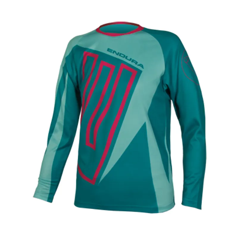 Endura MT500JR Long Sleeve Kids T-Shirt - Teal Green