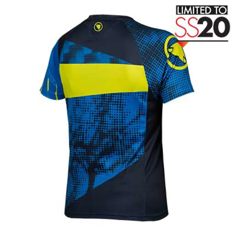 Endura MT500JR Short Sleeve Kids T-Shirt - Azure Blue-1