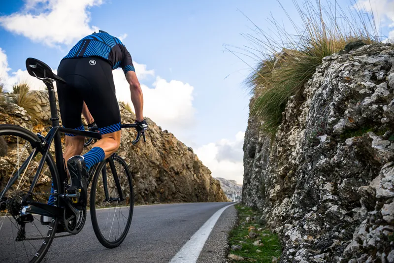 Endura Oblixe Graphic Short Sleeve Mens Jersey - Blue-3