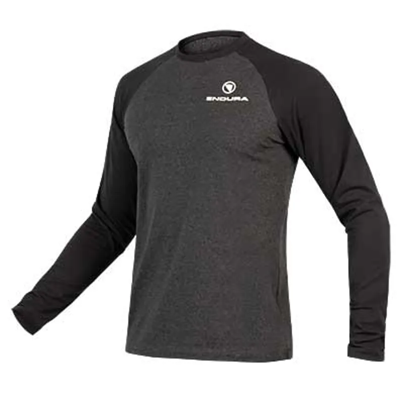 Endura One Clan Raglan Long Sleeve Mens Jersey - Grey