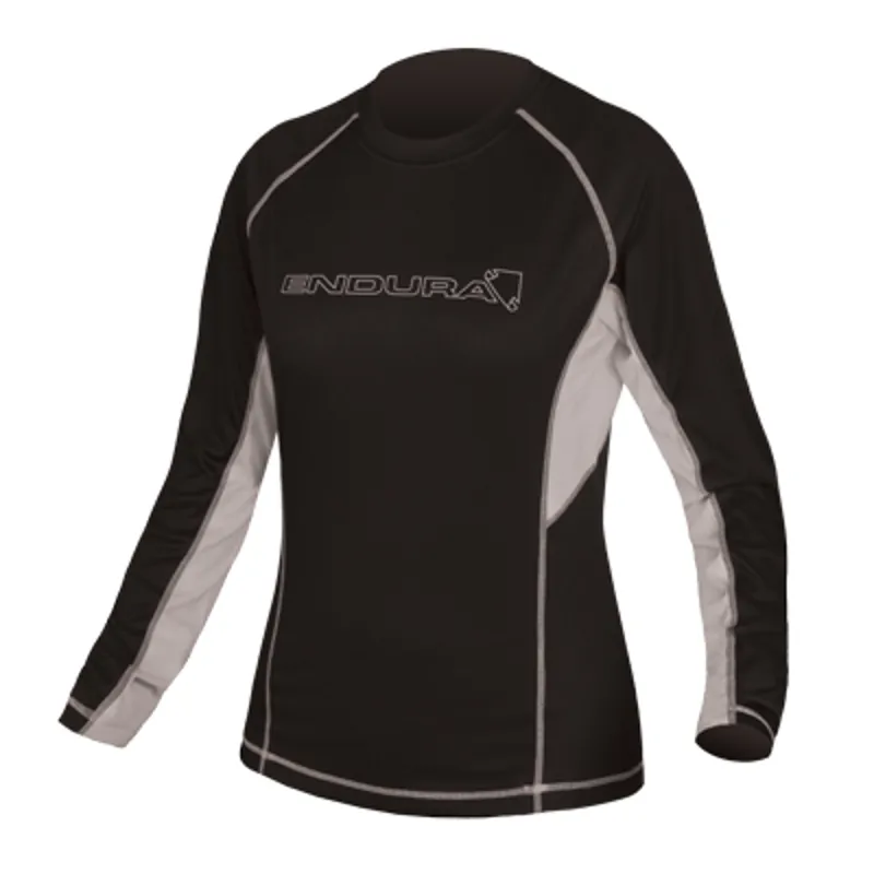 Endura Pulse Womens Long Sleeve T-Shirt - Black