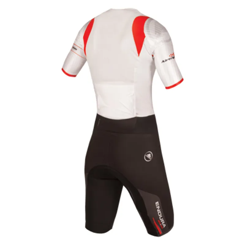 Endura QDC Drag2Zero Lite Short Sleeve Womens Tri Suit - White-1