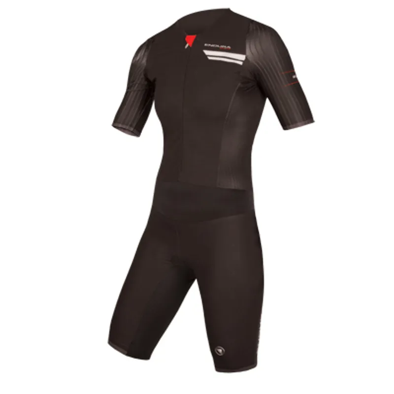 Endura QDC Drag2Zero Short Sleeve Womens Tri Suit - Black