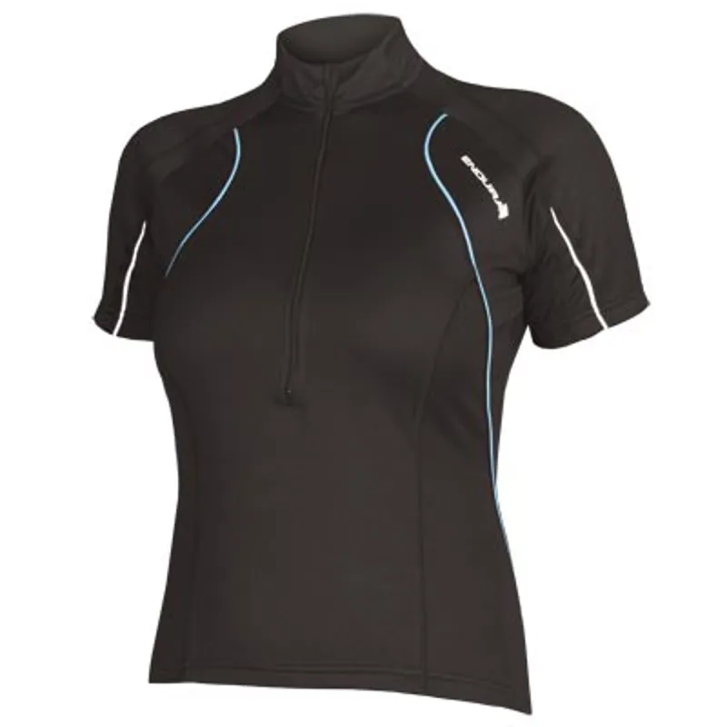 Endura Rapido Womens Short Sleeve Jersey - XS - Black